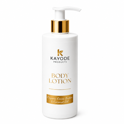 Organic Cocoa Butter & Coconut Oil Body Lotion (250ml) | K Products