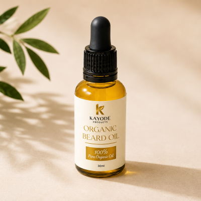 Organic Beard Oil for Soft & Healthy Beard Growth (30ml) | K Products