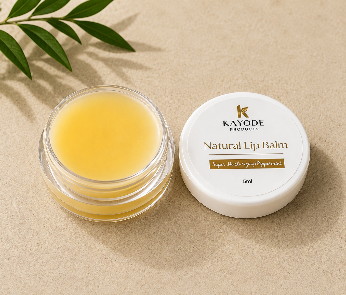 Natural Organic Lip Balm for Soft Hydrated Lips (5g) | K Products - Image 3