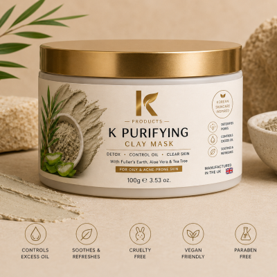 Purifying Clay Face Mask for Clear & Healthy Skin |(100g) K Products
