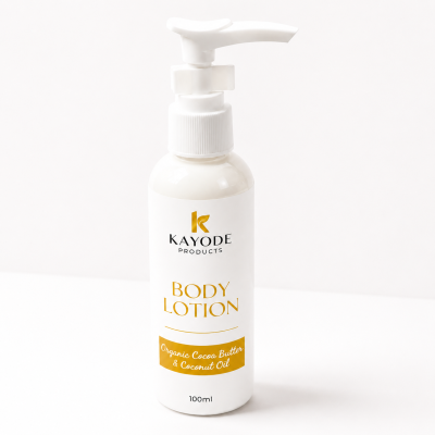 Organic Cocoa Butter & Coconut Oil Body Lotion (100ml) | K Products
