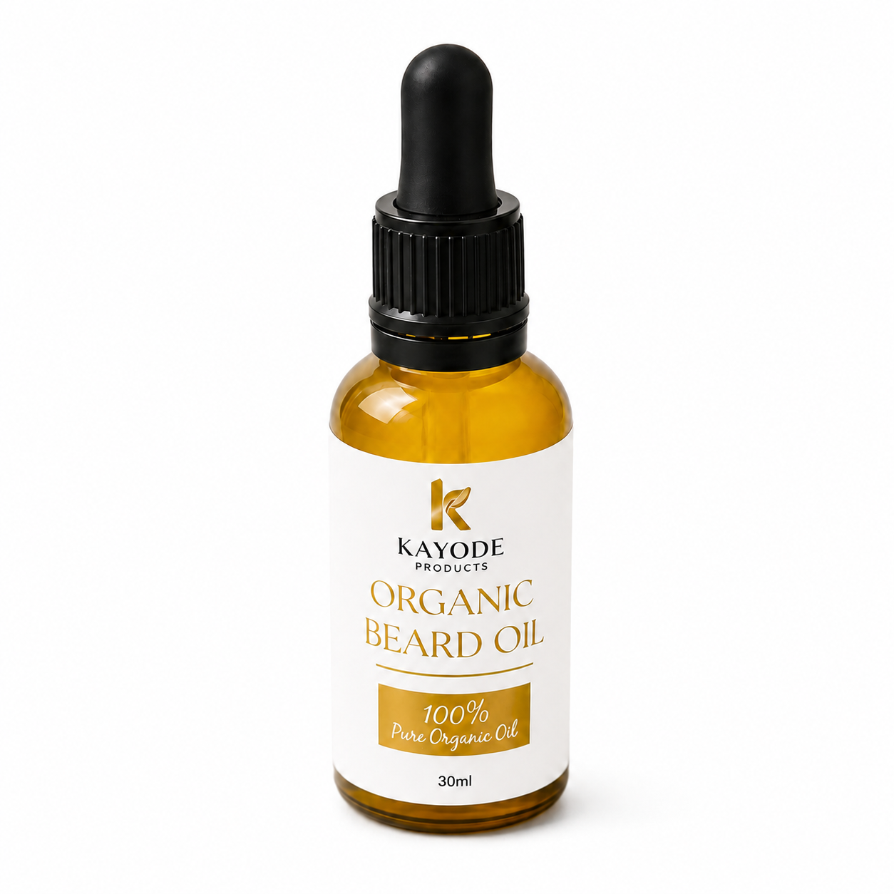Organic Beard Oil for Soft & Healthy Beard Growth (30ml) | K Products