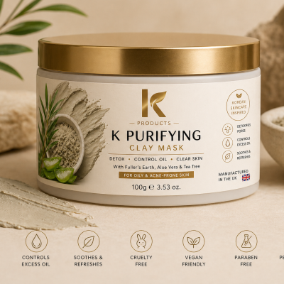 Purifying Clay Face Mask for Clear & Healthy Skin |(100g) K Products