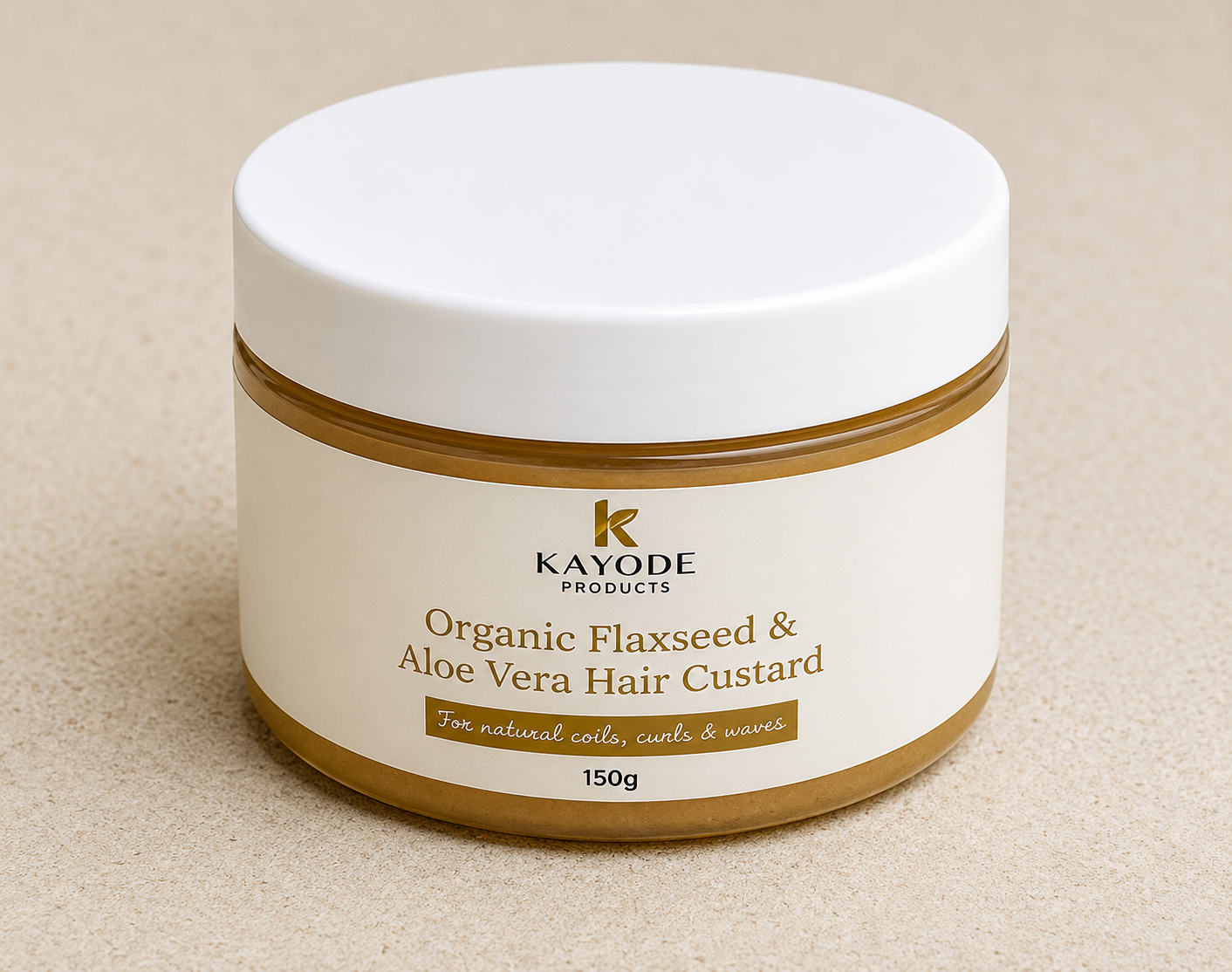 Hair Custard for Curls UK | Flaxseed & Aloe Styling Gel (150g)| K Products - Image 6