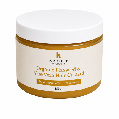 Hair Custard for Curls UK | Flaxseed & Aloe Styling Gel (150g)| K Products